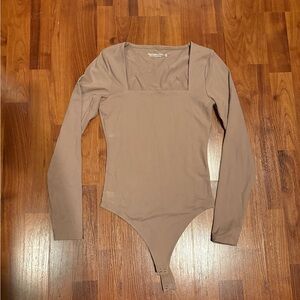Abercrombie and Fitch Mauve Long Sleeve  Bodysuit